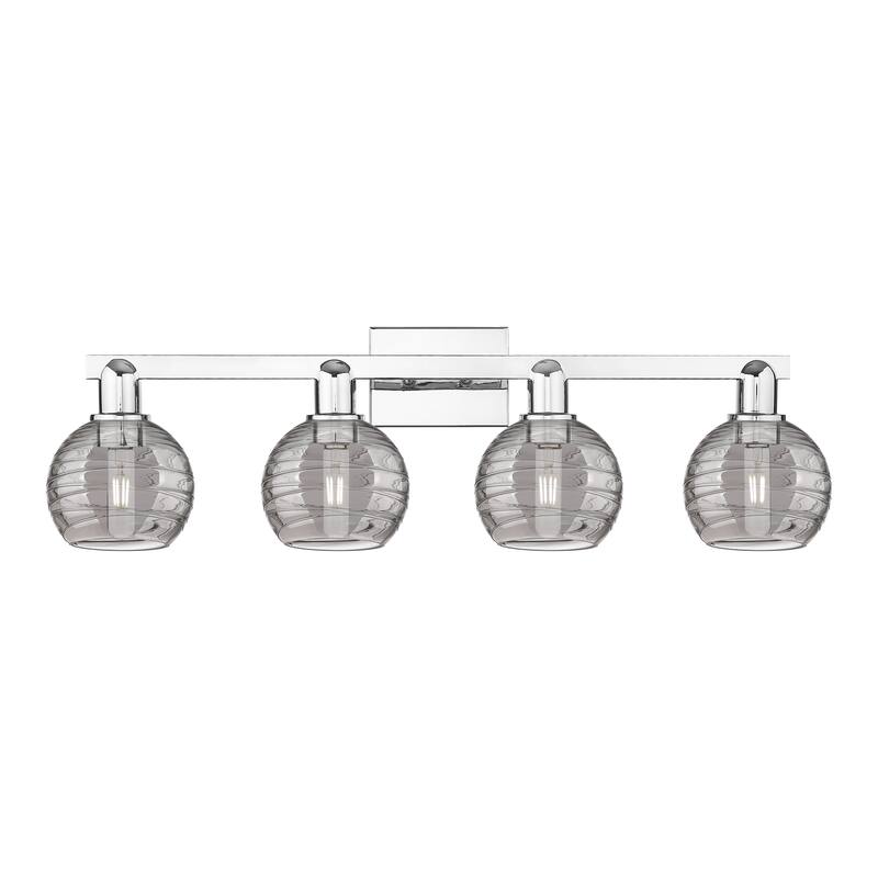 Innovations Lighting Downtown Urban - Athens Deco Swirl - 4 Light 36" Bath Vanity Light