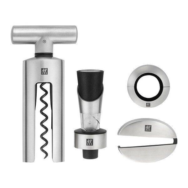 Shop ZWILLING Sommelier 4pc Wine Tool Set Stainless Steel Free