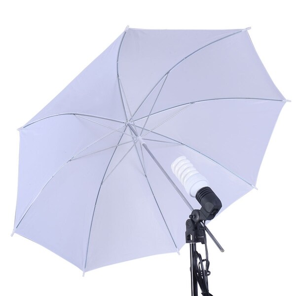 Lightweight and Easy to Set Up with Studio 45w Bulb Lighting Umbrella Photography Stand Kit Perfect to Improve The Lighting Conditions When Camera Shooting