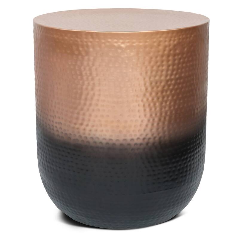 WYNDENHALL Kacy Boho 19 inch Wide Metal Metal Side Table, Fully Assembled