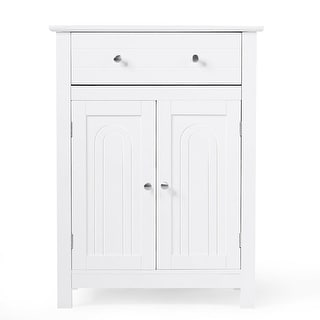 Shop Gymax Bathroom Storage Cabinet Free Standing Large Drawer W