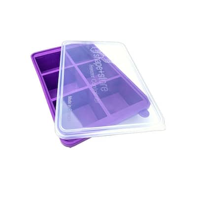 Utopia Alley Soup Master 6-in-1 soup freezer container with lid, Six 8 Oz cubes Storage & Freezer Container
