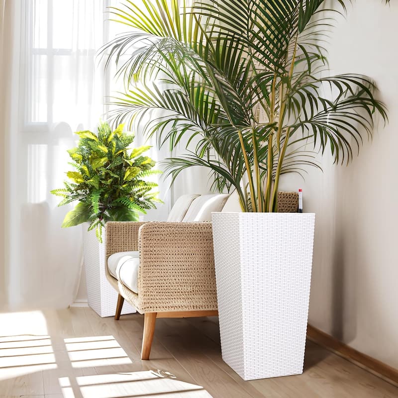 23 inch Tall Outdoor＆Indoor Planter Pots of 2
