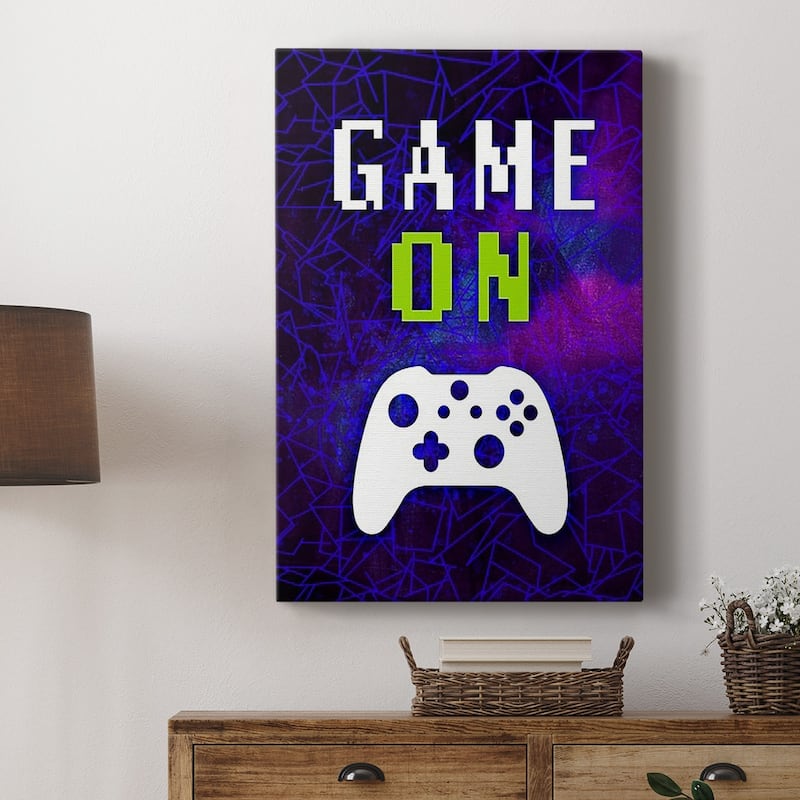It's Game On II Premium Gallery Wrapped Canvas - Ready to Hang