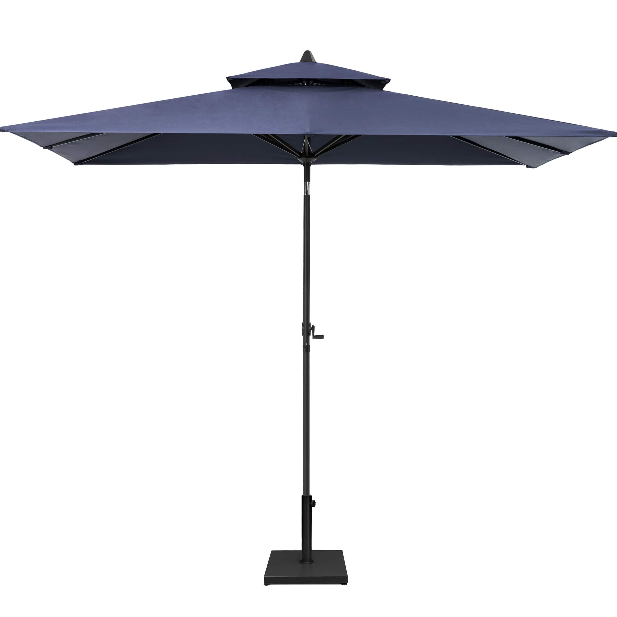 best choice products rectangular twin market patio umbrella Double-Sided Go big this sunny season with an umbrella built for more Best Choice Products 15x9ft Large