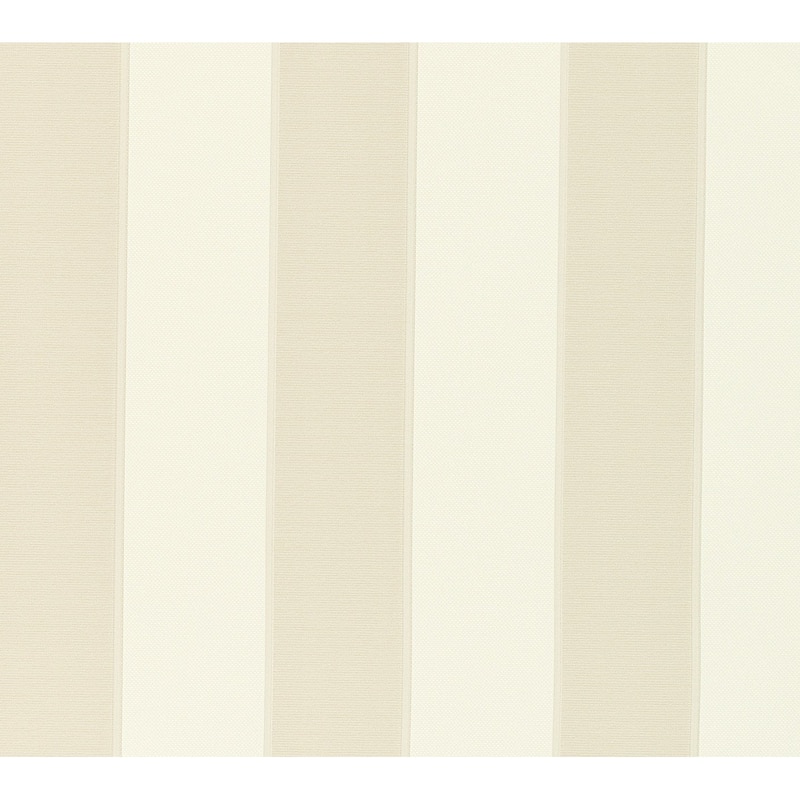 Galerie Wallcoverings Neapolis 3 Classic Wide Stripe Design Vinyl on Paper Embossed Wallpaper Roll