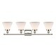 preview thumbnail 16 of 61, Innovations Lighting Ballston Urban Cone - 4 Light 38" Bath Vanity Light