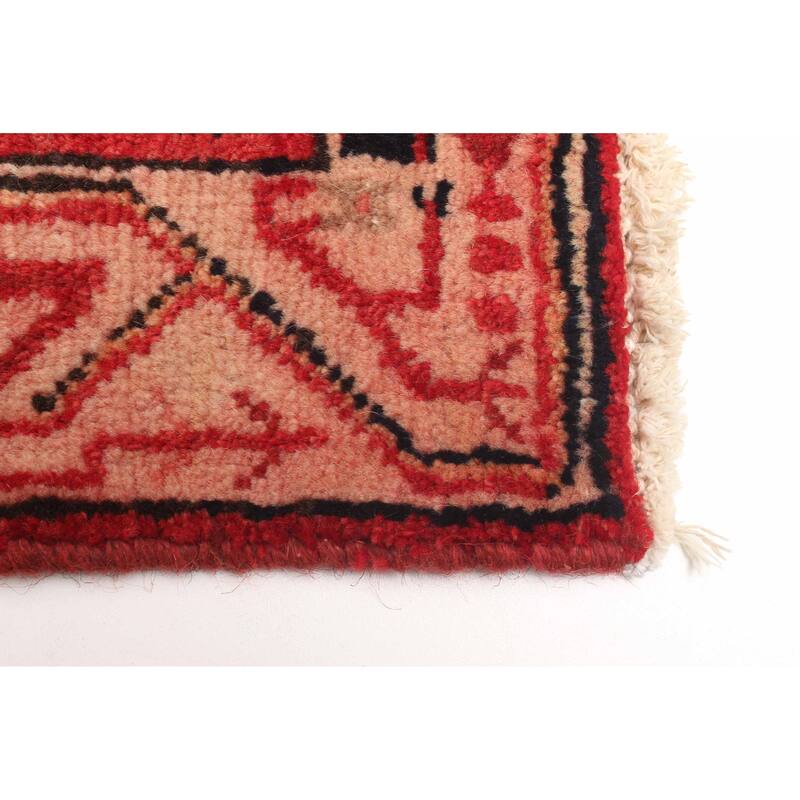 ECARPETGALLERY Hand-knotted Andelz Red Wool Rug - 3'3 x 4'11