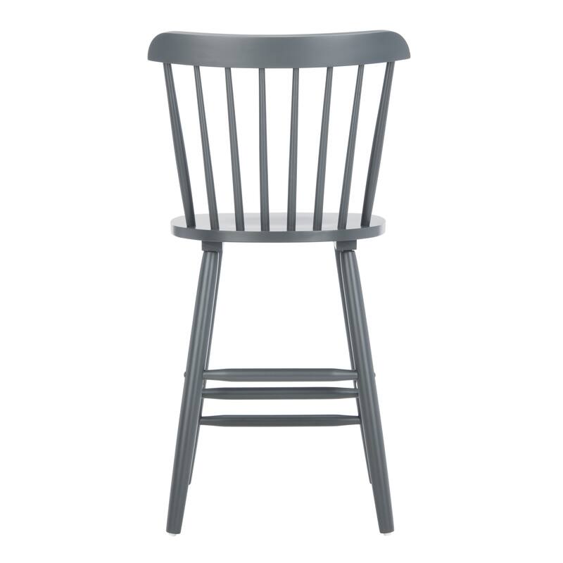 SAFAVIEH Arra 24-inch Spindle Farmhouse Counter Stool (Set of 2) - 19.9" x 20.1" x 43.1" - 20"W x 20"D x 38"H