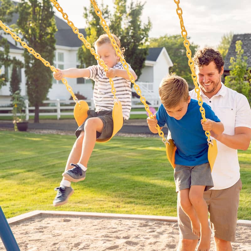 Lifetime Monkey Bar Adventure Swing Set (Earthtone)