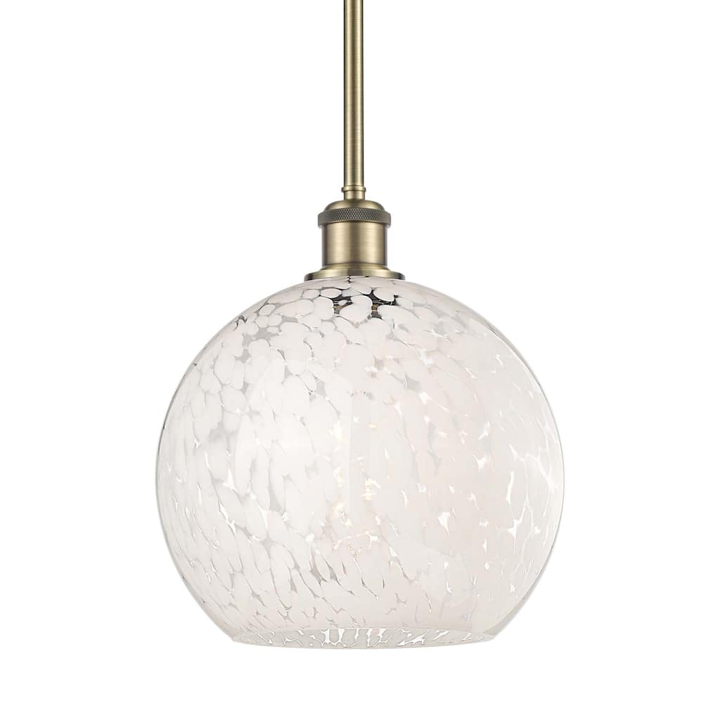 Innovations Lighting 516-1S-12-10 White Mouchette Pendant White
