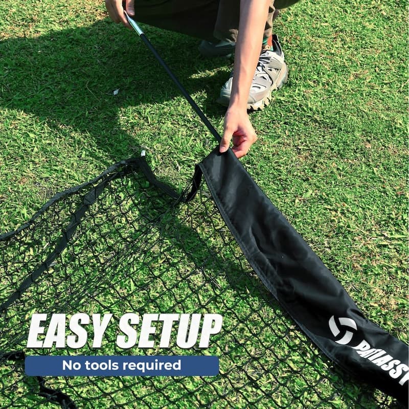 Patiassy 7 ft x 7 ft Baseball Softball Hitting Pitching Practice Net
