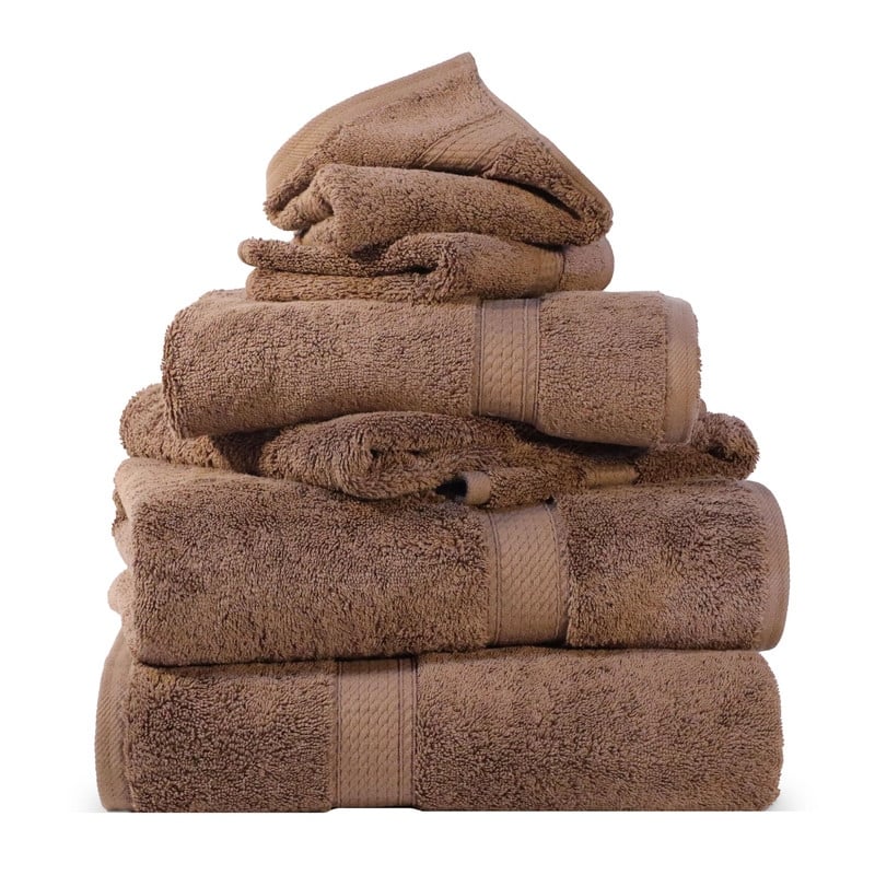 Superior Egyptian Cotton Pile Heavyweight 6-Piece Towel Set