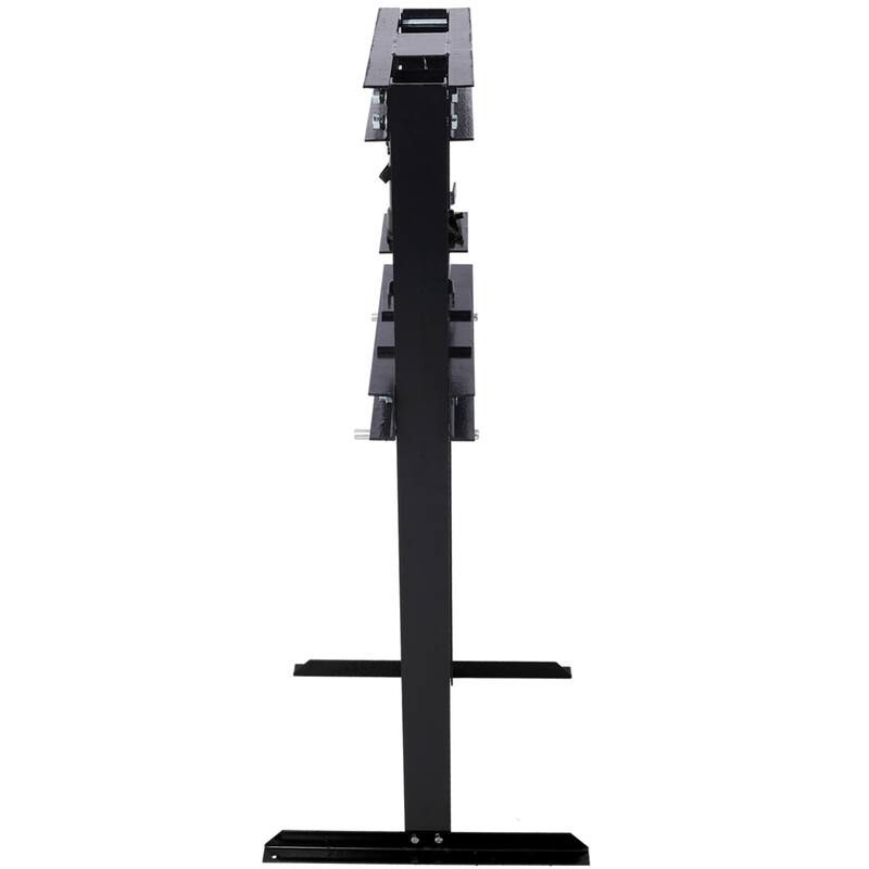 Hydraulic Shop Press ,12-Ton Capacity , Floor Mount ,with Press Plates, H-Frame Garage Floor Press, Adjustable Working Height