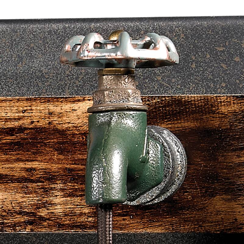 Wide 4-Light Vanity Light - 26" - Multi-tone Weathered Finish