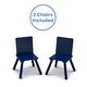 preview thumbnail 5 of 8, Kids Table and Chair Set with Storage (2 Chairs Included)