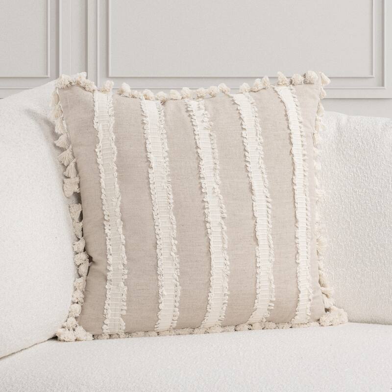 Villa by Classic Home Edisto Linen Blend Throw Pillow - 22X22