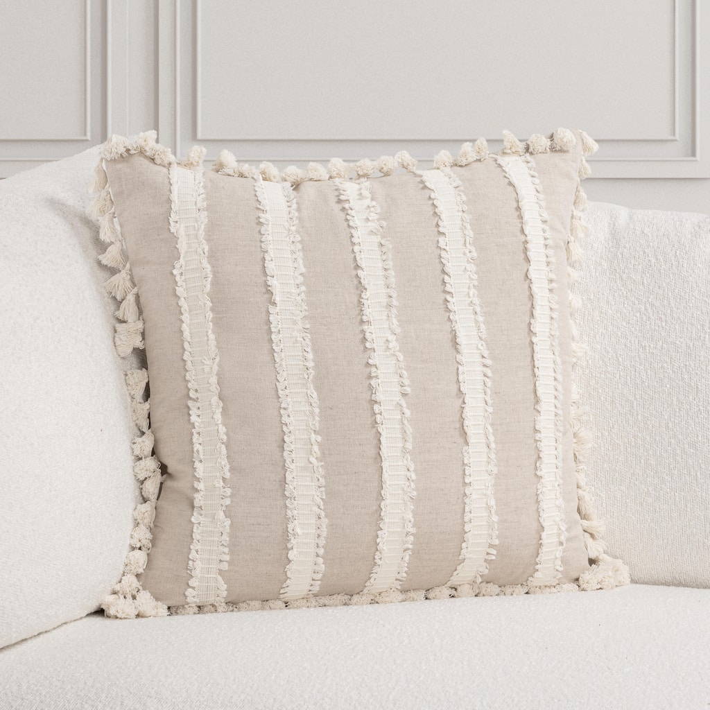 Villa by Classic Home Edisto Linen Blend Throw Pillow
