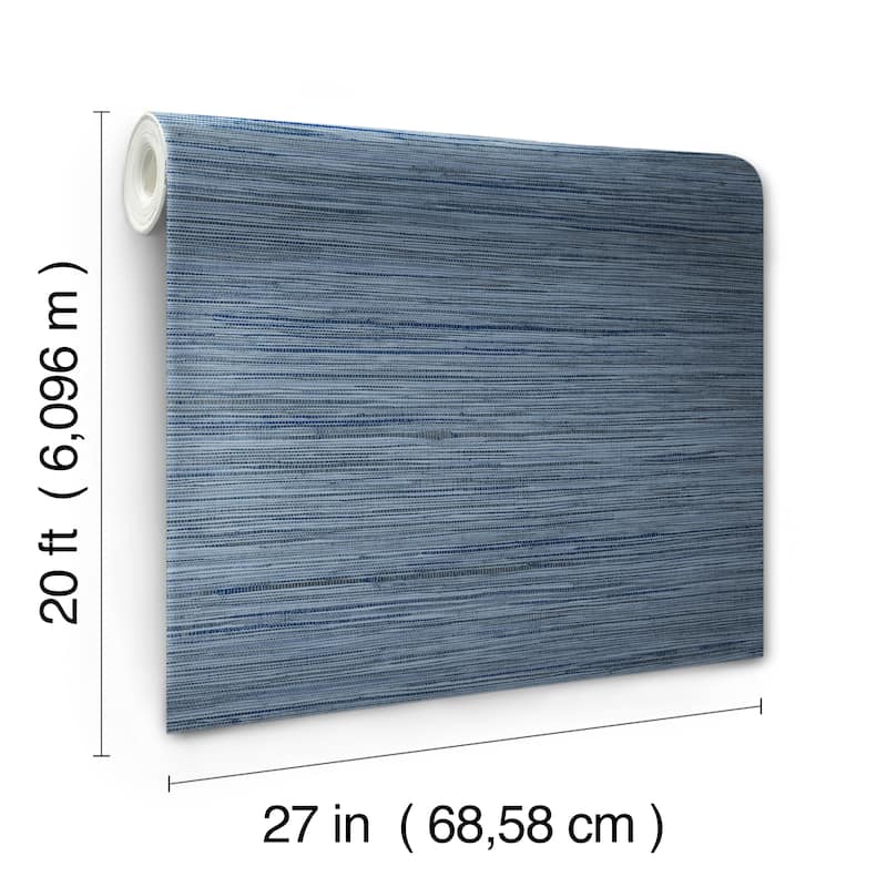 Grigny 20' L x 27" W Grass Peel and Stick Wallpaper