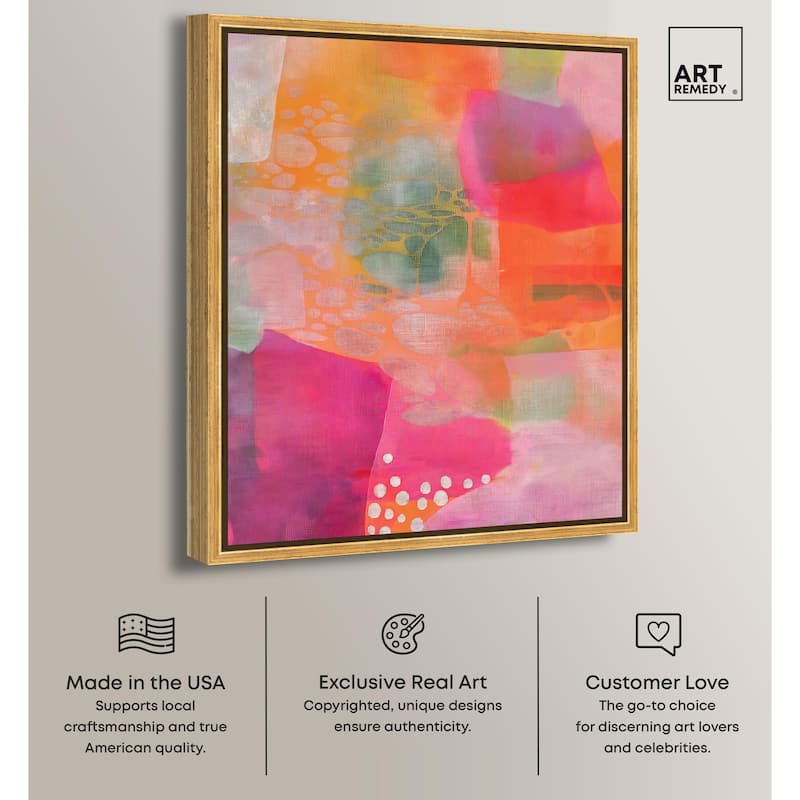 Garnet Gleam II Canvas by Art Remedy