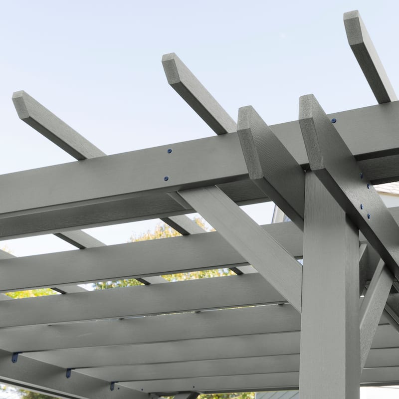 Highwood Bodhi 10 x 10 Recycled Plastic Pergola