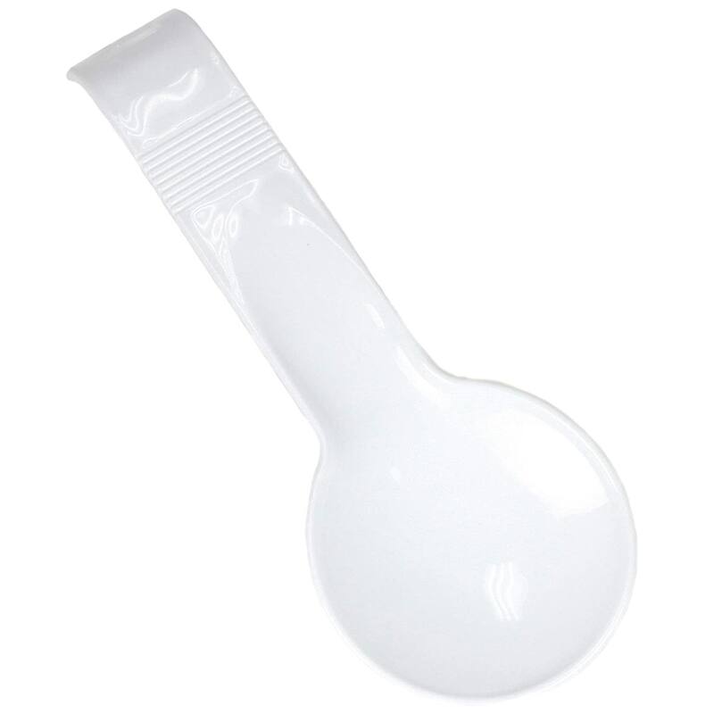 Chef Craft 11.75" Long Spoon Rest White - Keeps Your Stovetop Clean - 3 Pack