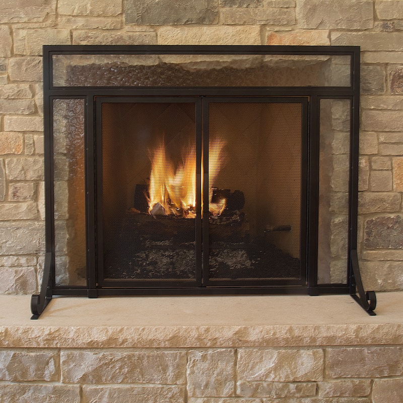 Pleasant Hearth Manchester Fireplace Screen 44"W x 33"H