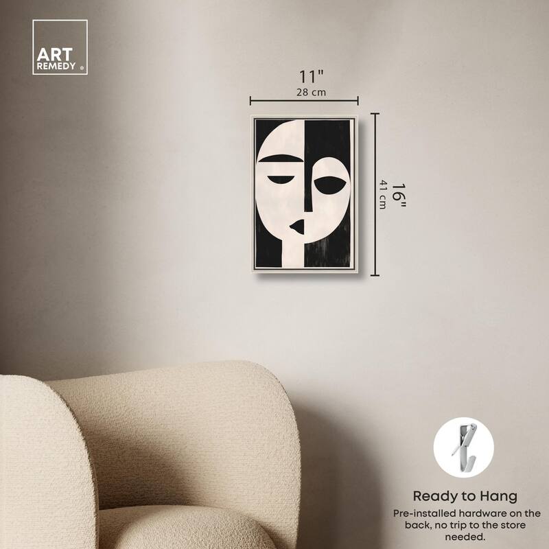 The Mask I Canvas by Art Remedy