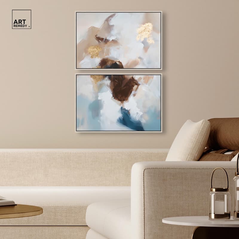 Earth's Palette I Canvas Set of 2 by Art Remedy
