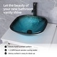 preview thumbnail 33 of 146, 72" Bathroom Vanity Set Glass Ceramic Vessel Sink Side Cabinet Combo