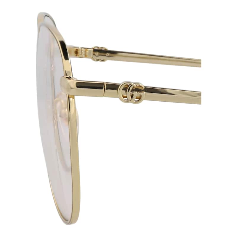 Gucci Aviator-Frame Metal Sunglasses