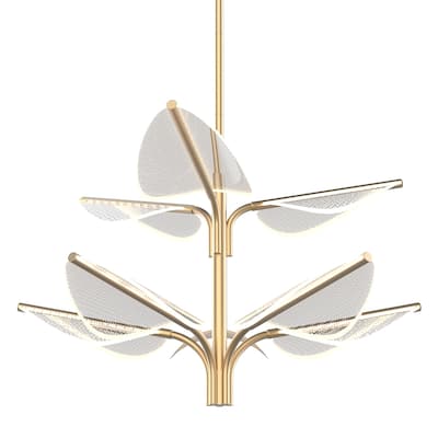 Alora Lighting PD321132 Flora 31" Wide 8 Light LED Chandelier