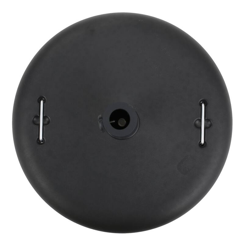 Roomfitters Round 88 lbs Rolling Umbrella Base, Heavy-Duty Wheeled Patio Stand, Black