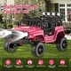 preview thumbnail 15 of 34, EROMMY 24V 2-Seater Ride-On Truck for Kids, 4WD Electric Car with Remote, Lights & Music
