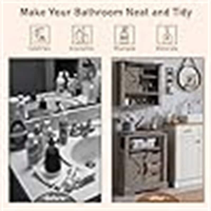 Bathroom Wall Cabinet - 7.8"D x 23.5"W x 24"H
