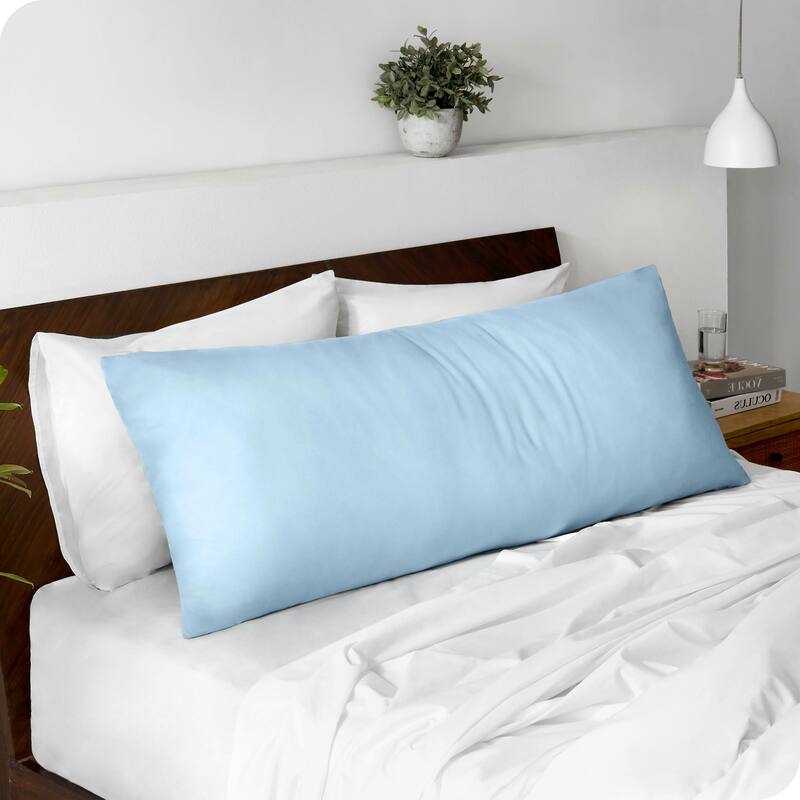 Bare Home Microfiber Body Pillow Cover with Zipper Closure