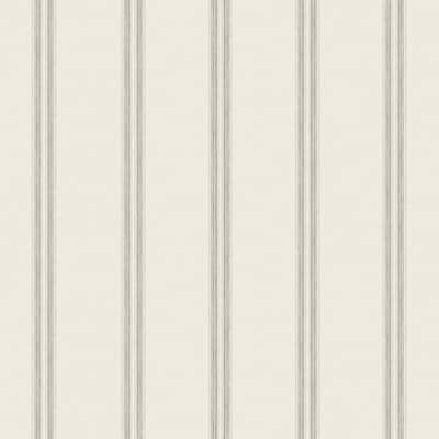 Chesapeake Johnny Charcoal Stripes Wallpaper