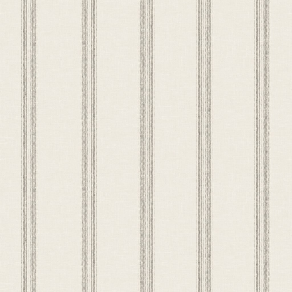 Chesapeake Johnny Charcoal Stripes Wallpaper
