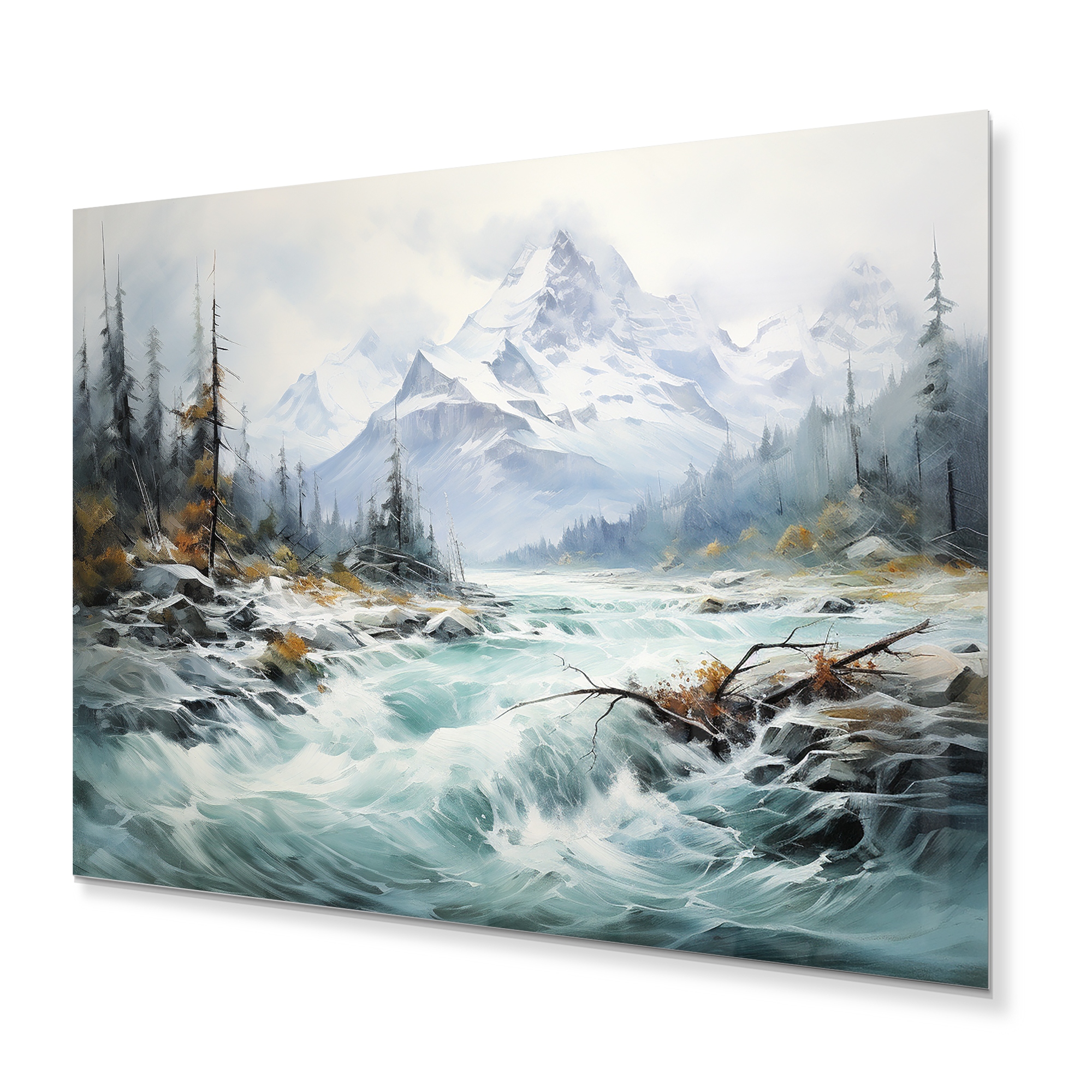 Designart Canada Misty Mountain Majesty III Landscapes Metal Wall Art Bed Bath Beyond 39398439