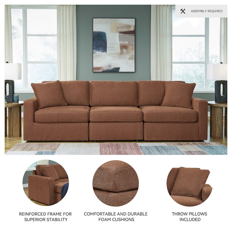 Signature Design by Ashley Modmax 3-Piece Sofa - 108" W x 37" D x 36" H