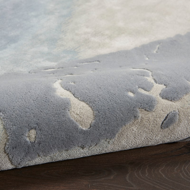 Nourison Prismatic Modern Abstract Shimmer Area Rug