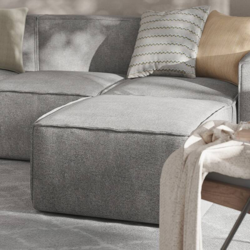 Contemporary Modular Sectional Sofa Ottoman