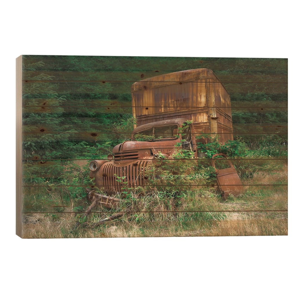 Not Forgotten Print On Wood by Louis Ruth - Multi-Color
