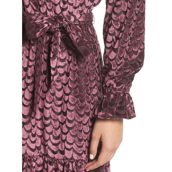 michael kors black velvet dress