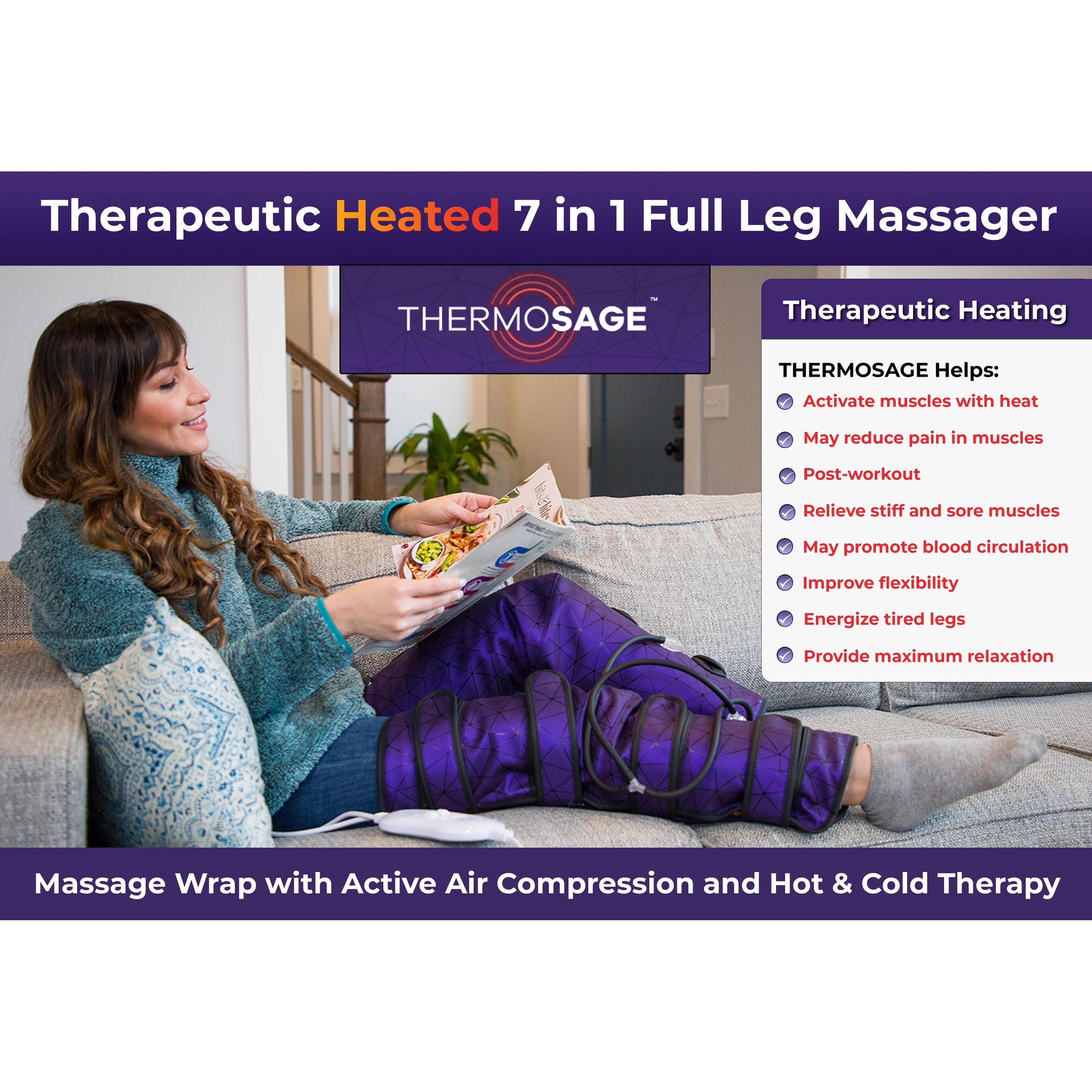 Thermosage Therapeutic Leg Massager - Medium - Bed Bath & Beyond - 39959221