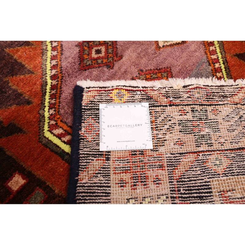 ECARPETGALLERY Hand-knotted Konya Anatolian Dark Red Wool Rug - 3'7 x 11'11