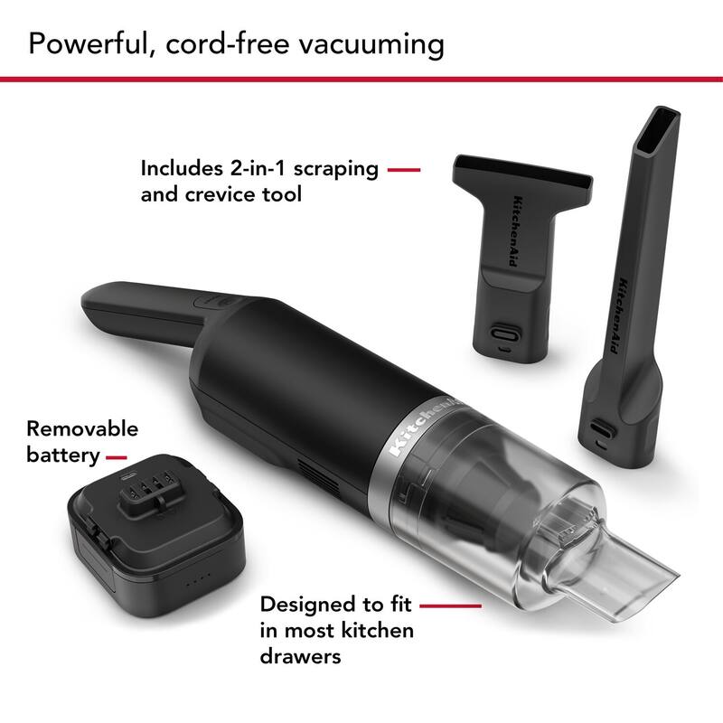 KitchenAid Go Cordless Kitchen Vacuum with Battery