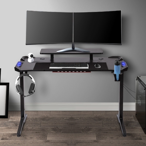 48" Computer Desk, Black (I-shape Leg). Opens flyout.