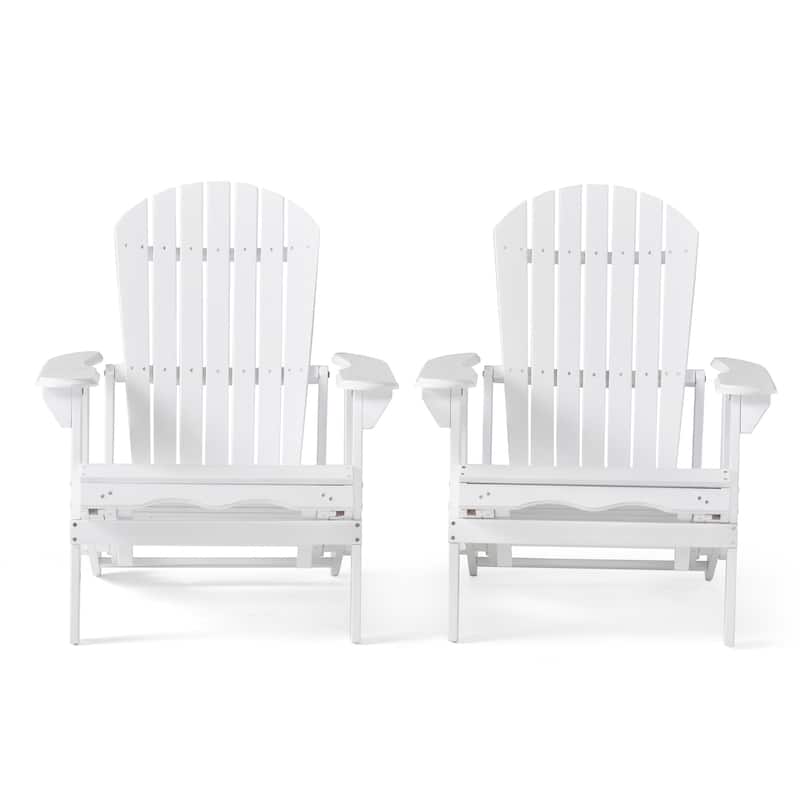 Hayle Reclining Wood Adirondack Chair (Set of 2) by Christopher Knight Home