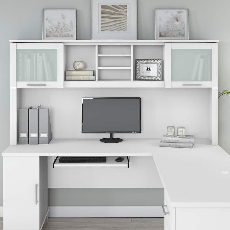 72W Hutch for L Shaped Desk